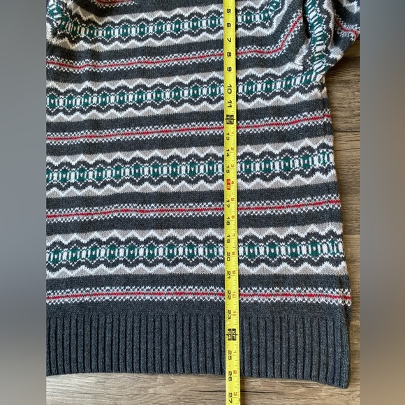 Sonoma Multicolor Knit Christmas Sweater Men’s Size M - Picture 4 of 7